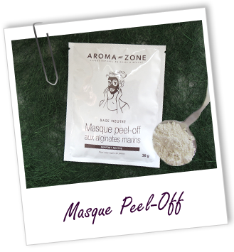 Masque Peel-Off aux alginates marins - Aroma-Zone