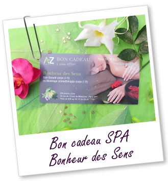 Bon cadeau SPA Aroma-Zone "Au Bonheur des Sens" de 75€ - Aroma-Zone