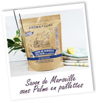 Savon de Marseille sans palme en paillettes - Aroma-Zone