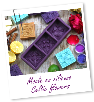 Moule en silicone Celtic flowers - Aroma-Zone