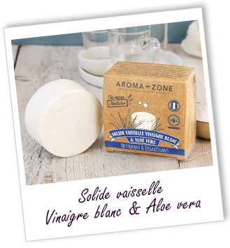 Cake solide vaisselle Vinaigre & Aloe vera - Aroma-Zone