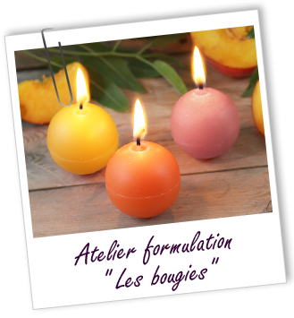 Atelier Clés de la formulation "FABRICATION DE BOUGIE" - Aroma-Zone