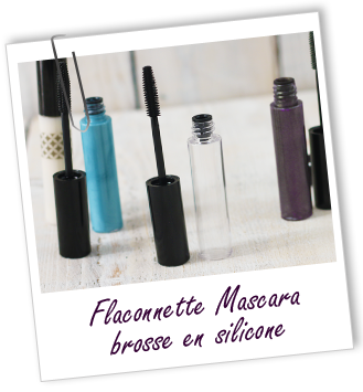 Flaconnette mascara brosse fine en silicone - Aroma-Zone