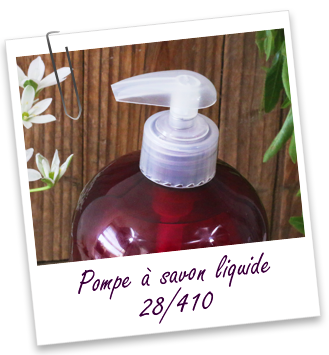 Pompe savon 28/410 en PP translucide - Aroma-Zone