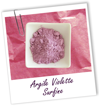 Argile violette surfine - Aroma-Zone