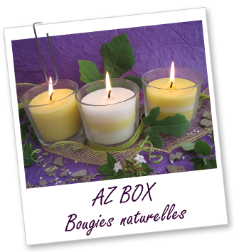 Coffret cosmétique maison AZ BOX BOUGIES NATURELLES - Aroma-Zone