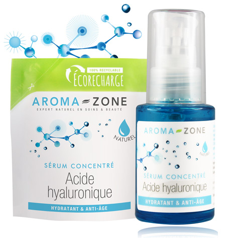 Acide Hyaluronique sérum visage hydratant & anti-âge - Aroma-Zone